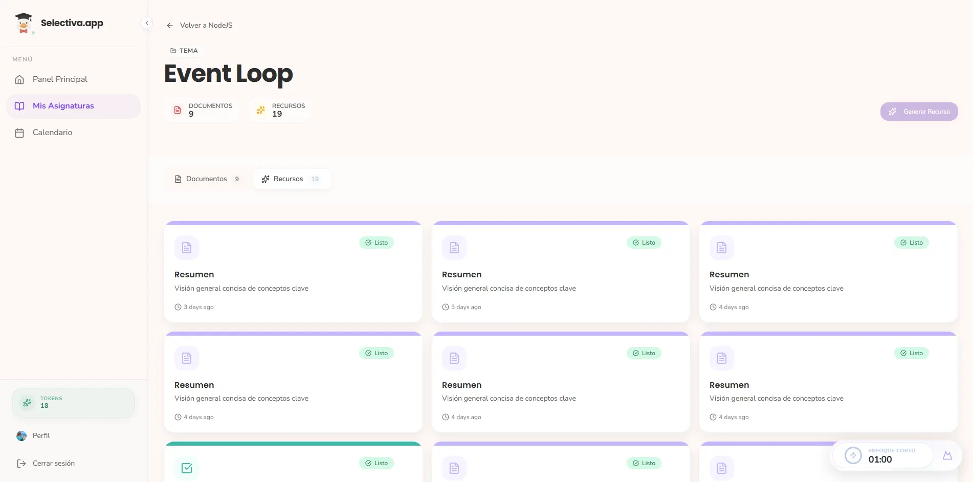 Selectiva App UI Demo